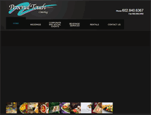 Tablet Screenshot of personaltouchcateringinc.com